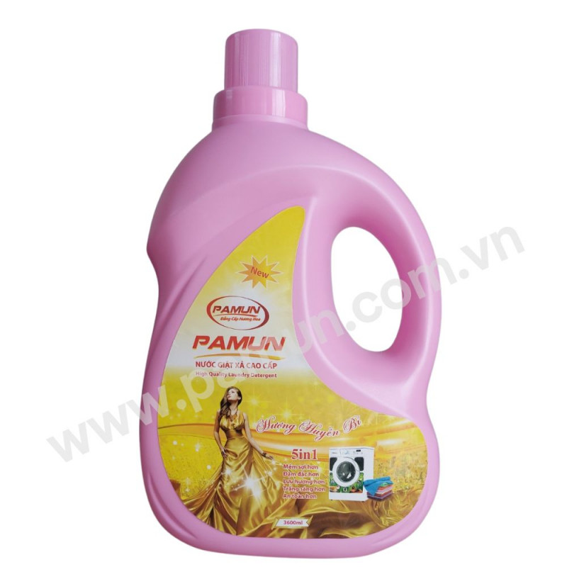 NƯỚC GIẶT XẢ PAMUN 3600ML HƯƠNG HUYỀN BÍ