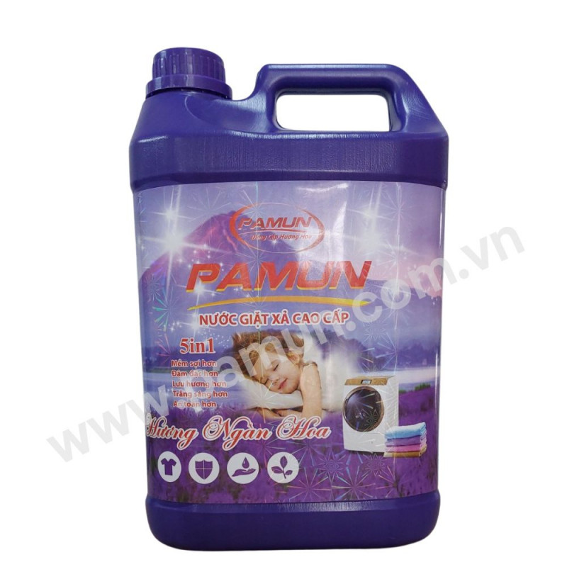 NƯỚC GIẶT XẢ PAMUN 4500ML HƯƠNG NGÀN HOA