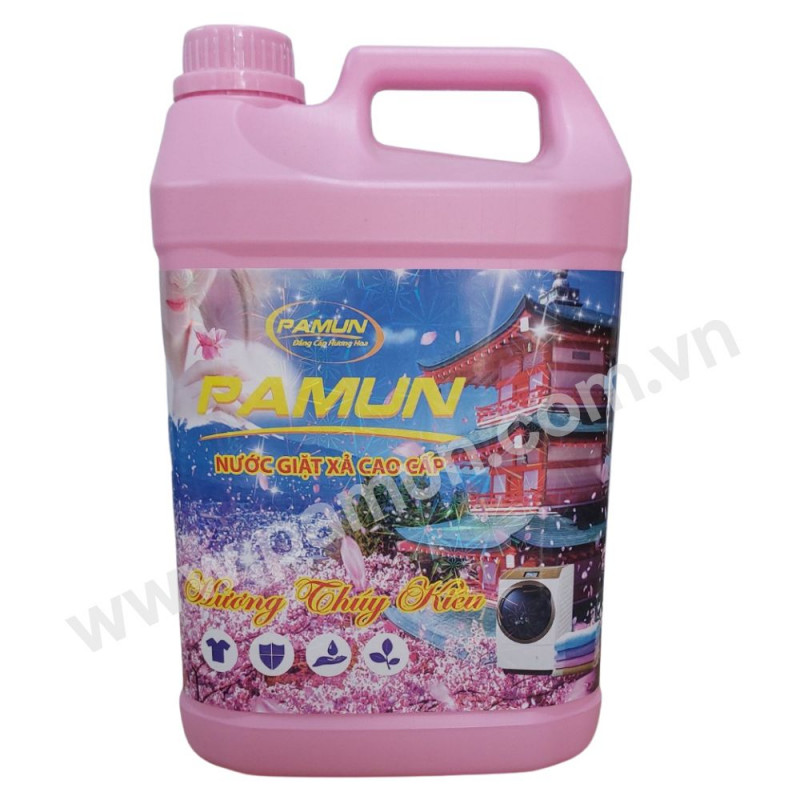 NƯỚC GIẶT XÃ PAMUN 4500ML HƯƠNG  THUÝ KIỀU