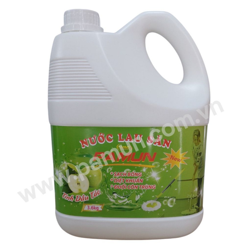 NƯỚC LAU SÀN PAMUN 3600ML HƯƠNG TÁO