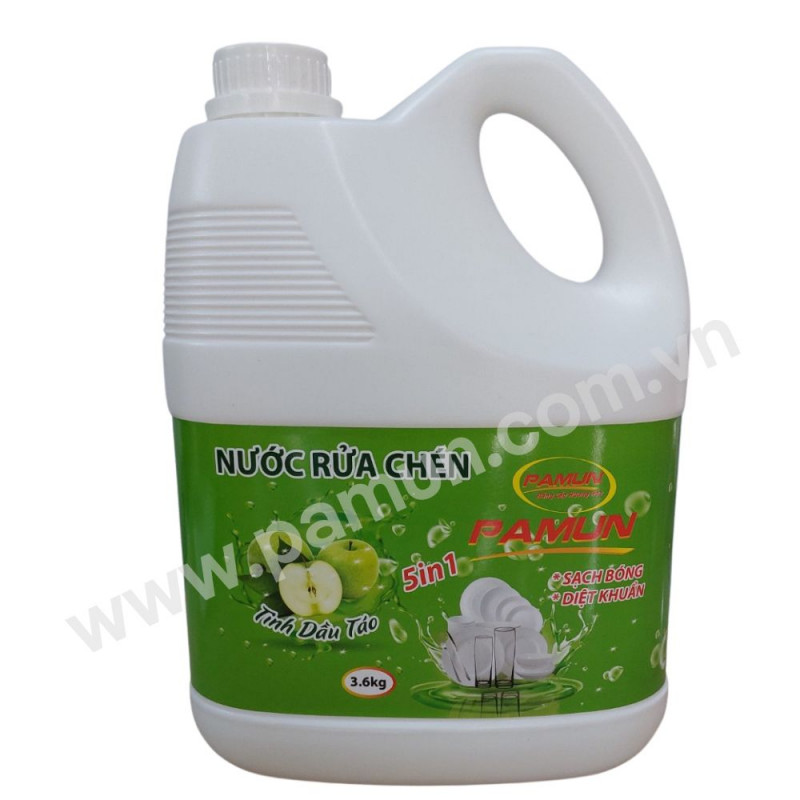 NƯỚC RỬA CHÉN PAMUN 3600ML TÁO